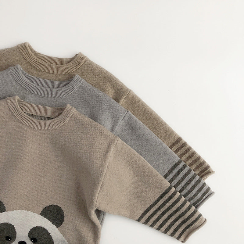 Oluuu. Kinder Pullover – Strick-Sweater für Baby Jungen und Mädchen