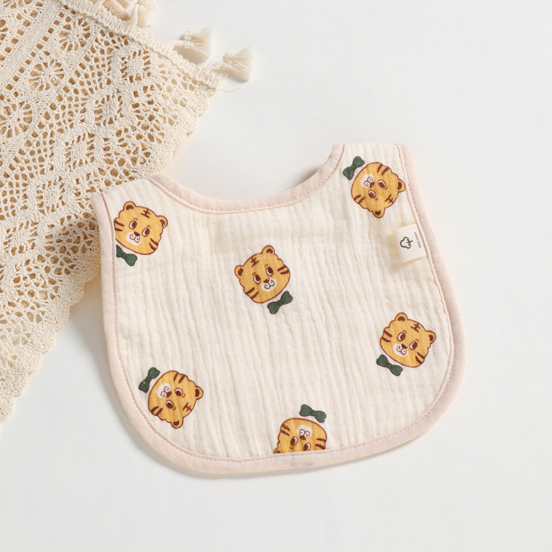 Oluuu. Baumwoll-Mull U-förmiges Lätzchen – Baby Speichelpflege-Tuch