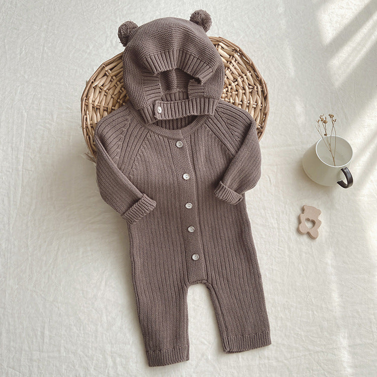 Oluuu. Baby Strickpullover – Langer Einteiler aus Strick