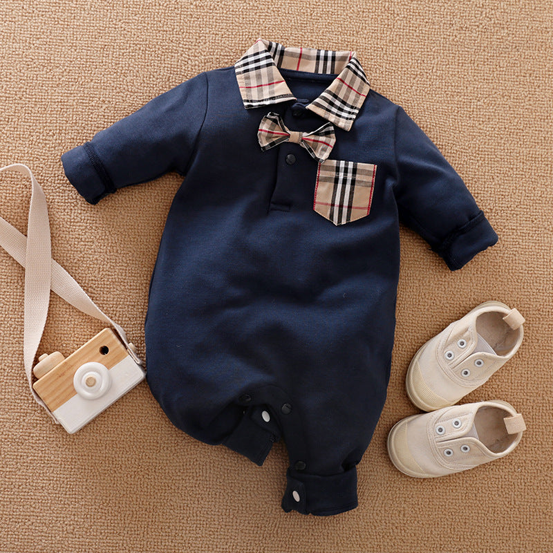 Oluuu. Eleganter Gentleman Baby Strampler – Stilvolles Design für besondere Anlässe