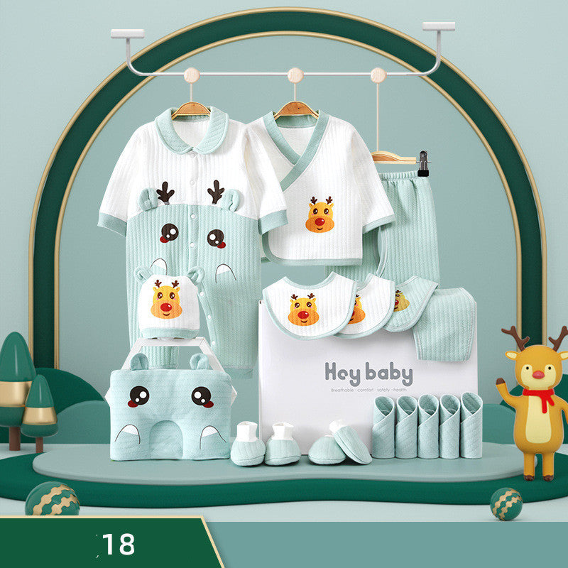 Oluuu. Baby Geschenkbox aus reiner Baumwolle – Perfektes Set für Neugeboren