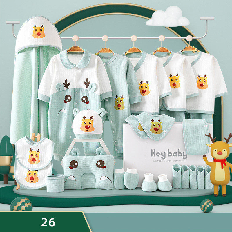 Oluuu. Baby Geschenkbox aus reiner Baumwolle – Perfektes Set für Neugeboren