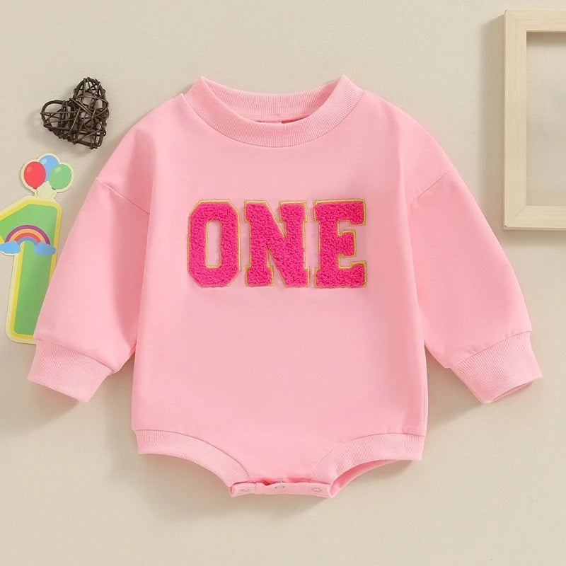 Oluuu. Baby Jumpsuit – Festlicher Romper mit Stickerei