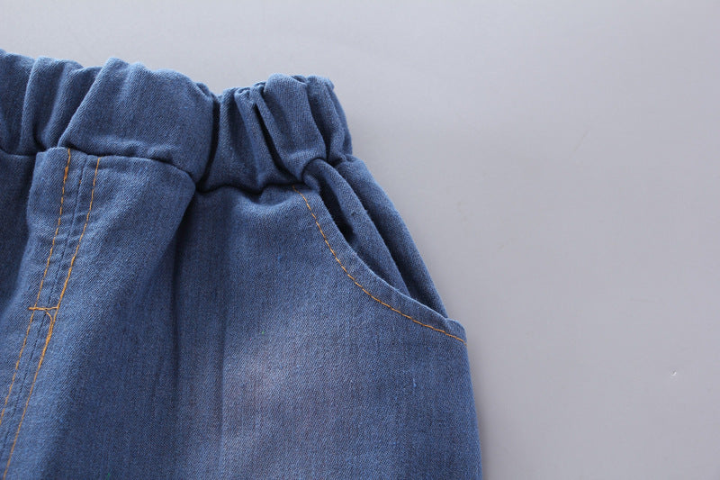 Oluuu. Baby Jungen Sommerbekleidung – Süßes Kurzarm-Shirt für Kinder