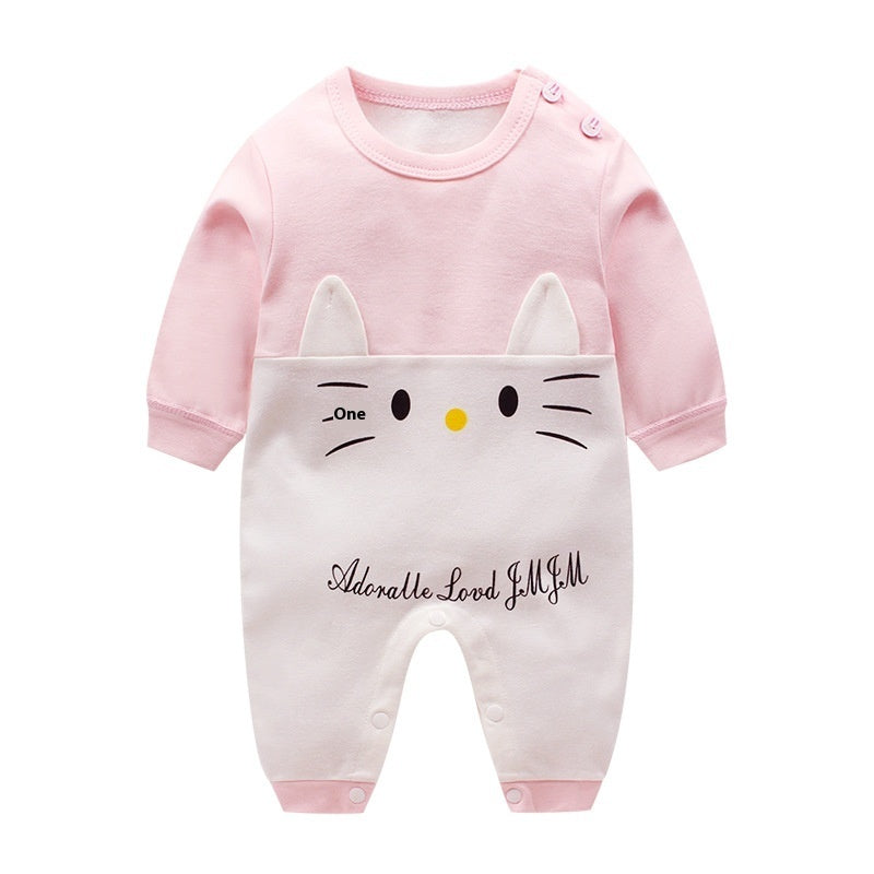 Oluuu. Herbstbekleidung – Baby Romper und Pyjama aus reinem Baumwollstoff