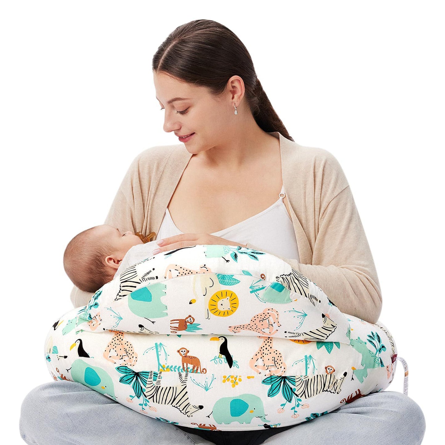 Oluuu. Multifunktionales Stillkissen für Babys – Abnehmbar und Vielseitig