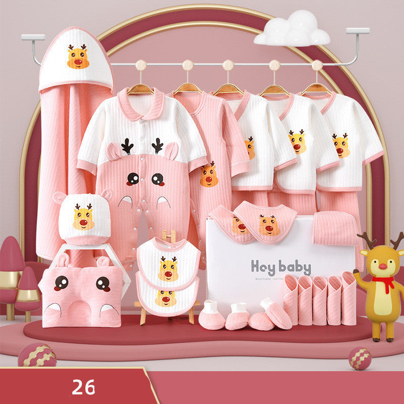 Oluuu. Baby Geschenkbox aus reiner Baumwolle – Perfektes Set für Neugeboren