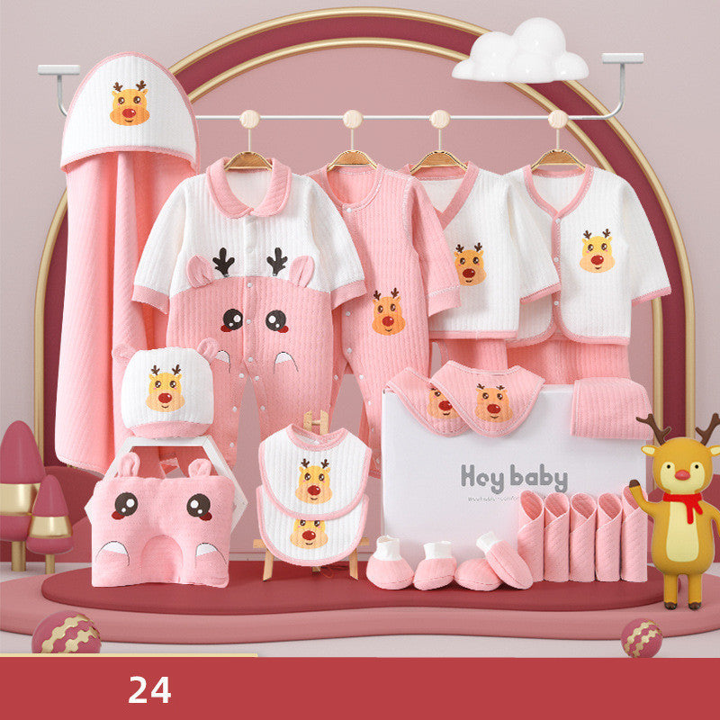 Oluuu. Baby Geschenkbox aus reiner Baumwolle – Perfektes Set für Neugeboren