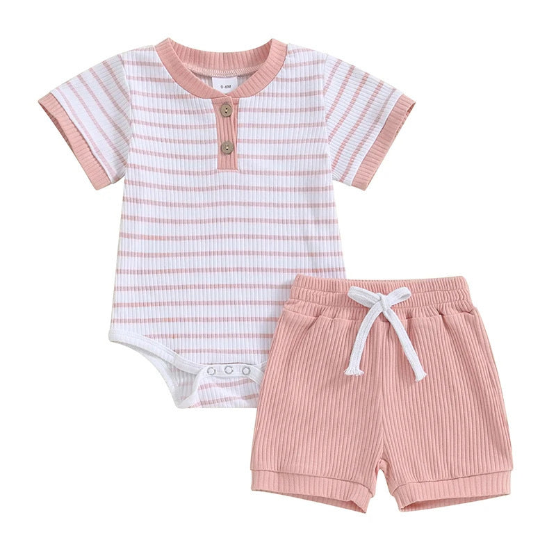 Oluuu. Baby Jumpsuit – Kurzärmeliger Romper für Kleinkinder