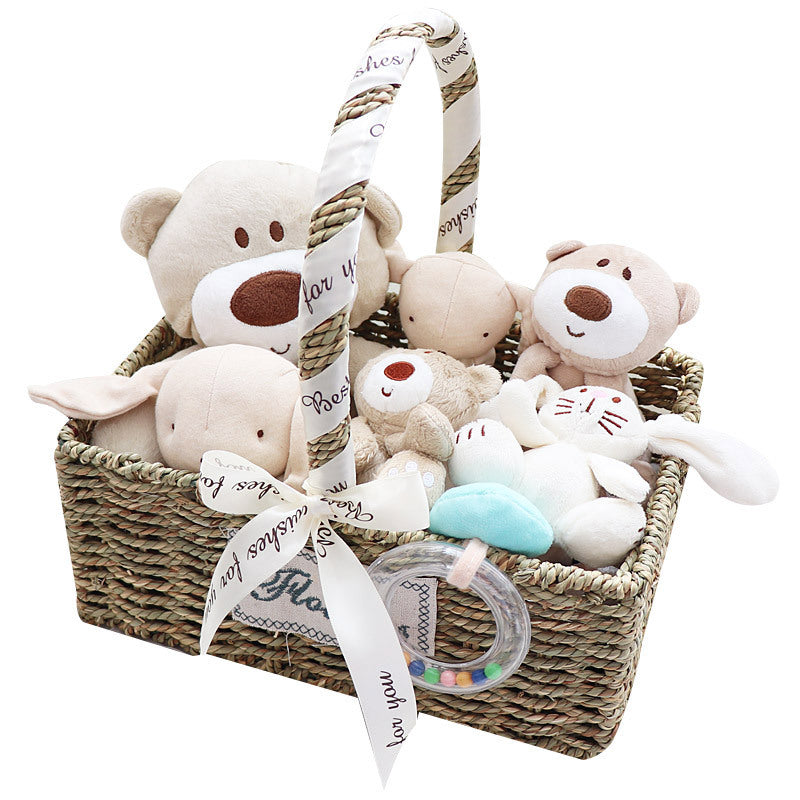 Oluuu. Neugeborenen Baby Spielzeug Set aus Buntbaumwolle – Geschenkbox