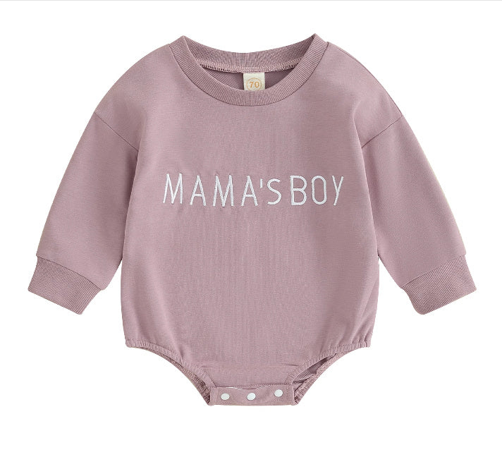 Oluuu. Baby Winter Jumpsuit – Romper mit Buchstaben-Print, Baby Bodysuit