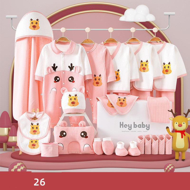 Oluuu. Baby Geschenkbox aus reiner Baumwolle – Perfektes Set für Neugeboren