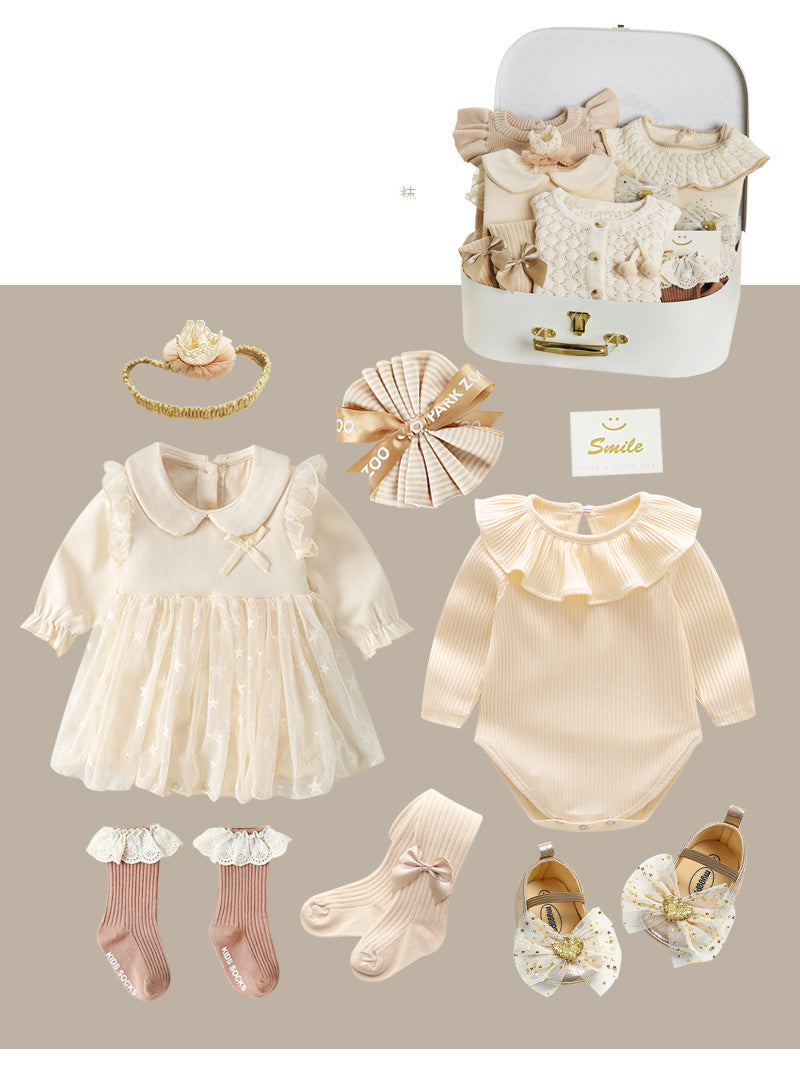 Oluuu. Neugeborenen Geschenkbox – Frühling/Sommer Set für Mädchen, Vollmondgeschenk