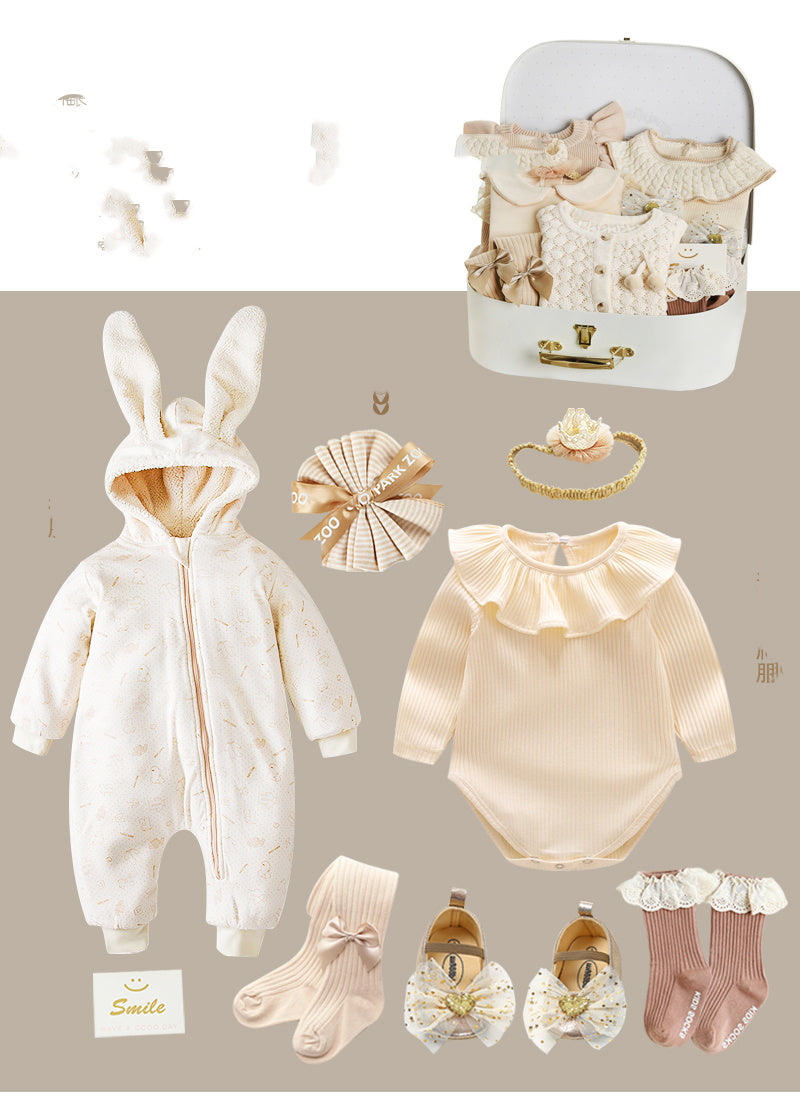 Oluuu. Neugeborenen Geschenkbox – Frühling/Sommer Set für Mädchen, Vollmondgeschenk