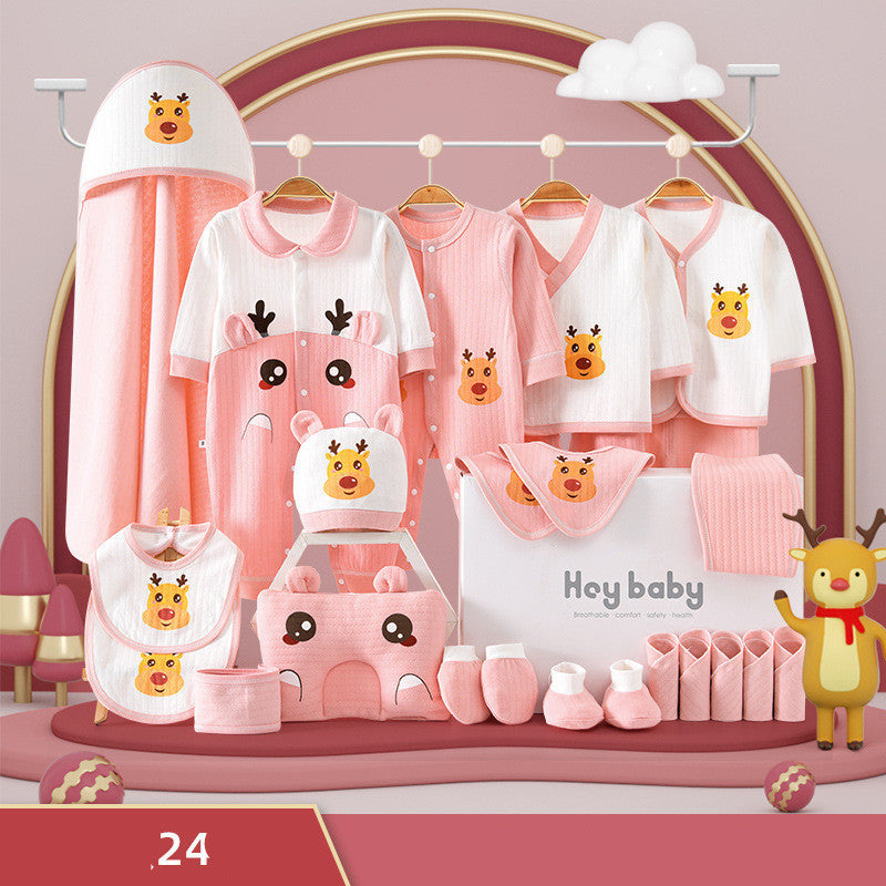 Oluuu. Baby Geschenkbox aus reiner Baumwolle – Perfektes Set für Neugeboren