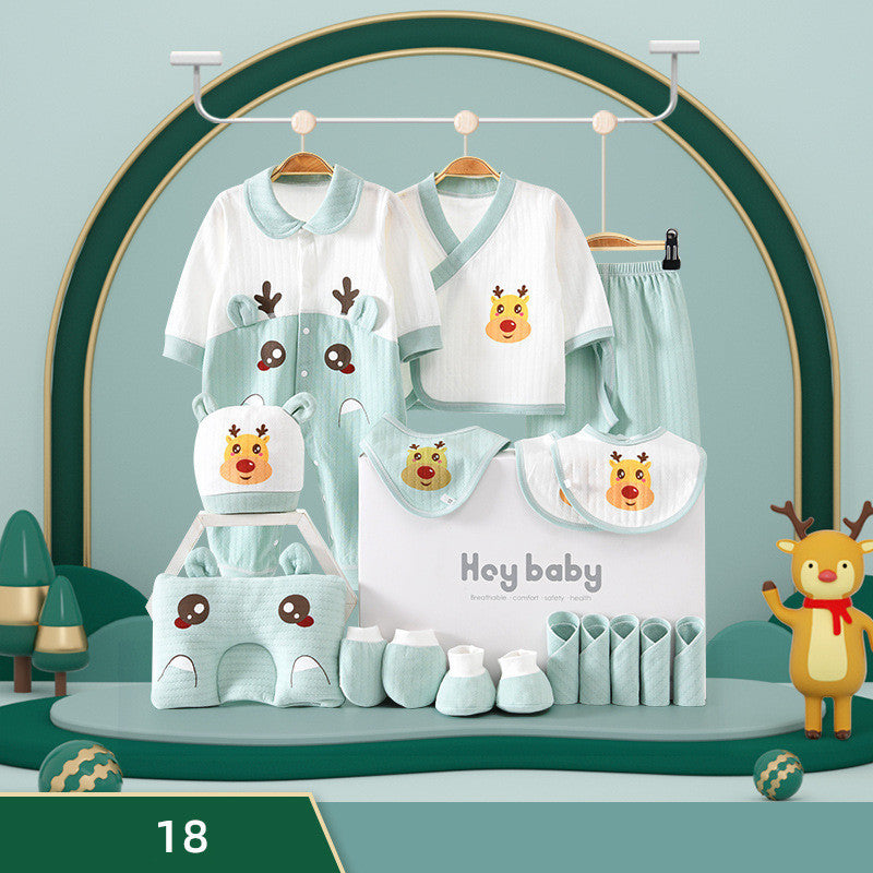 Oluuu. Baby Geschenkbox aus reiner Baumwolle – Perfektes Set für Neugeboren