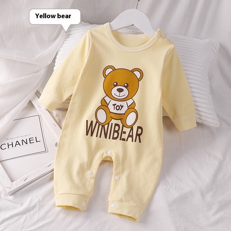 Oluuu. Herbstbekleidung – Baby Romper und Pyjama aus reinem Baumwollstoff