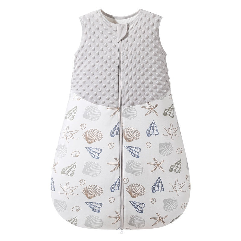 Oluuu. Reine Baumwoll-Babyschlafsack im Westenstil – Komfort und Sicherheit für Neugeborene
