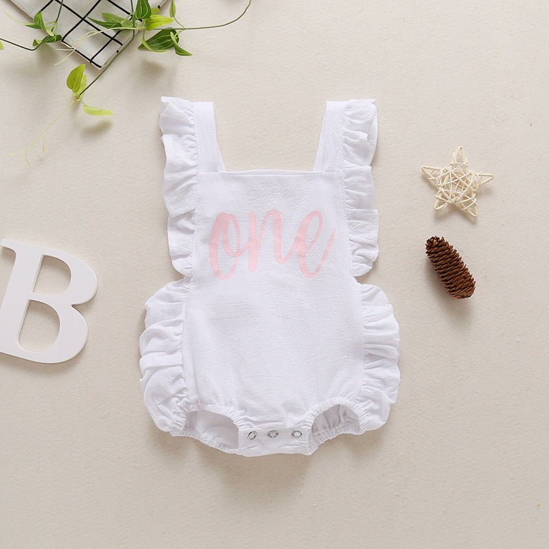 Oluuu. Baby Mehrfarbiger Bauchband Jumpsuit Rompe