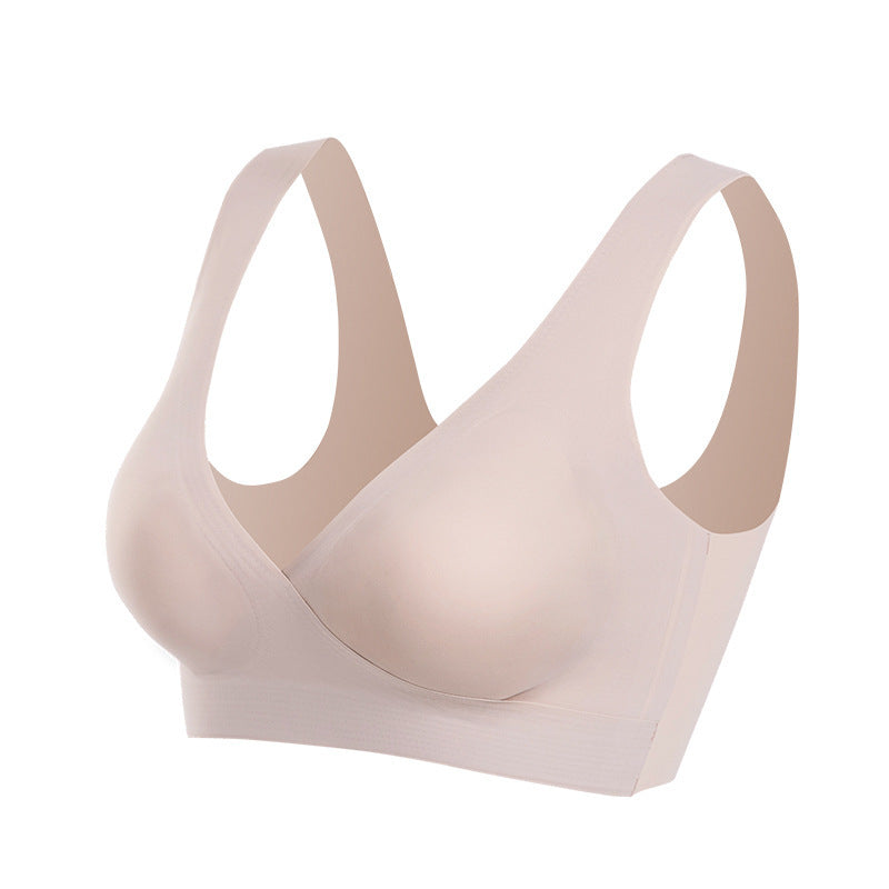 Oluuu. Überkreuztes Plus Size Still-BH ohne Bügel