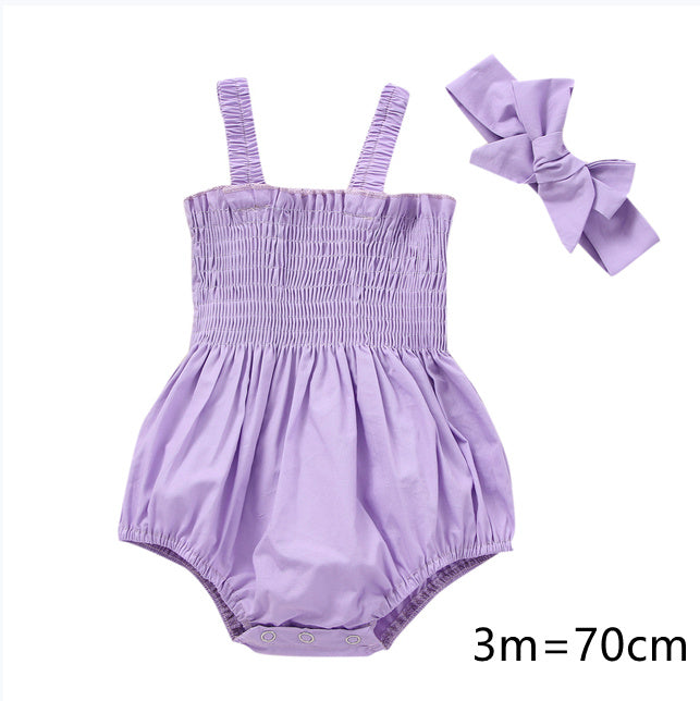 Oluuu. Baby Mädchen 2-teiliges Sommer-Outfit, ärmelloses Frill Top mit Shorts