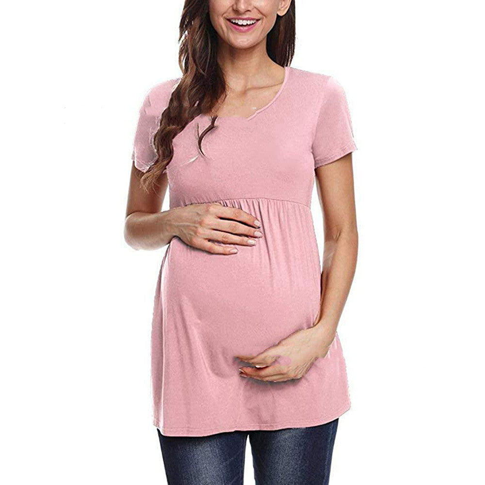 Oluuu. Still-T-Shirt für Schwangere aus Polyester – Bequem und Praktisch für Stillende Mütter