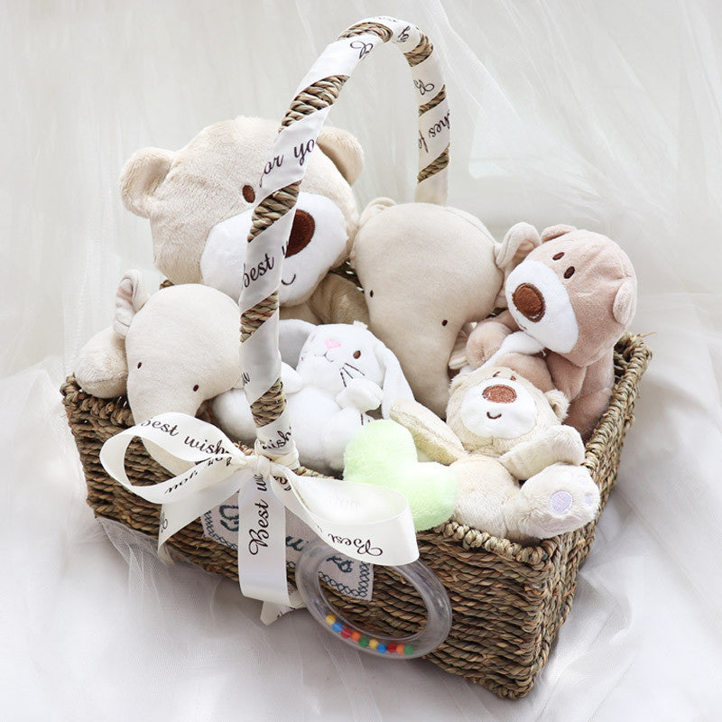 Oluuu. Neugeborenen Baby Spielzeug Set aus Buntbaumwolle – Geschenkbox