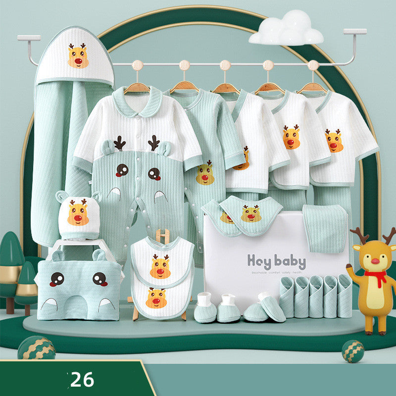 Oluuu. Baby Geschenkbox aus reiner Baumwolle – Perfektes Set für Neugeboren
