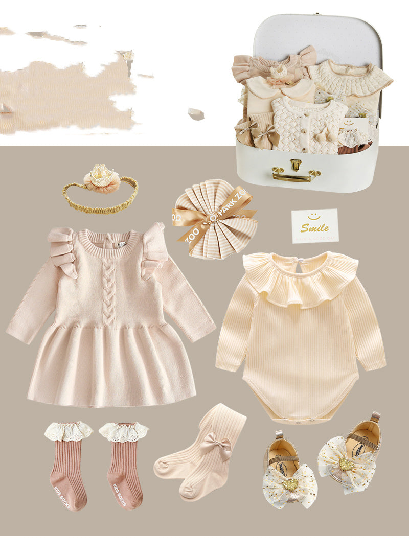 Oluuu. Neugeborenen Geschenkbox – Frühling/Sommer Set für Mädchen, Vollmondgeschenk