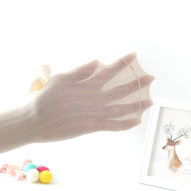 Oluuu. Kinder-Strumpfhose mit Mesh und großer Schleife – Stylisch und bequem für kleine Mädchen