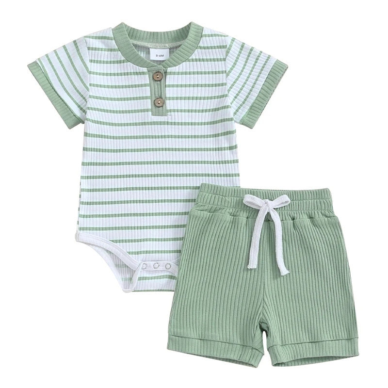 Oluuu. Baby Jumpsuit – Kurzärmeliger Romper für Kleinkinder