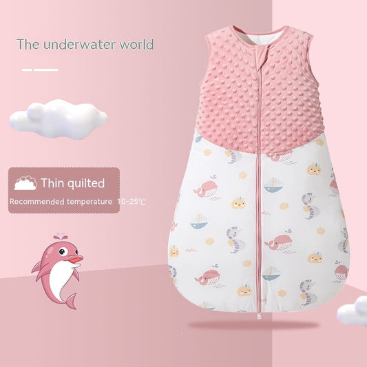 Oluuu. Reine Baumwoll-Babyschlafsack im Westenstil – Komfort und Sicherheit für Neugeborene