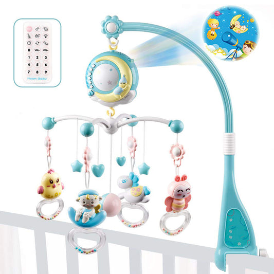 Oluuu. Multifunktionales Baby-Mobile – Musik, Drehfunktion & Lichtprojektion für Neugeborene