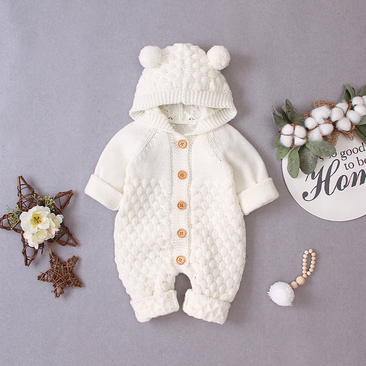 Oluuu. Baby Strick-Jumpsuit