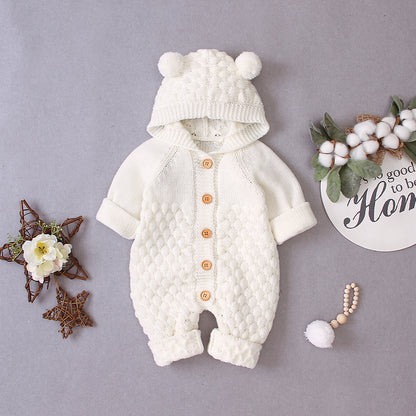 Oluuu. Baby Strick-Jumpsuit