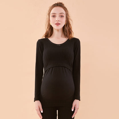 Oluuu. Herbst-Outfit mit Hose für Schwangere