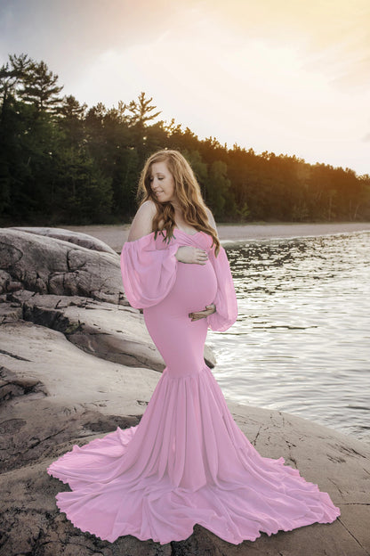 Oluuu. Schwangerschaft- Fotoshooting Kleid