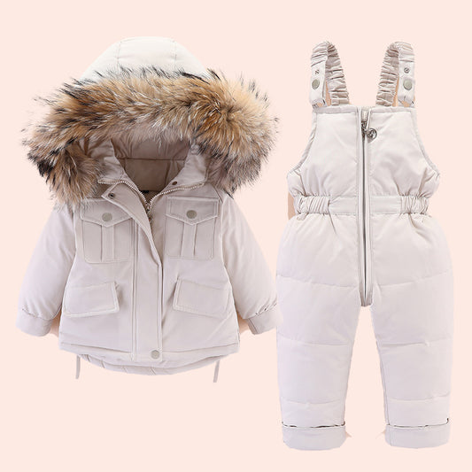 Oluuu. Baby Baumwoll-Set: Zweiteiliges Outfit für Jungen und Mädchen