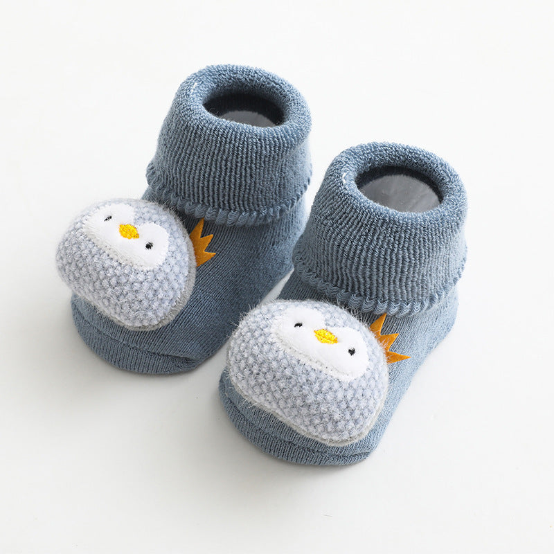 Oluuu. Baby Rutschsocken mit Plüsch und dicken Riegeln – Für sicheren Halt und Komfort