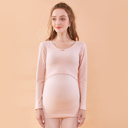 Oluuu. Herbst-Outfit mit Hose für Schwangere