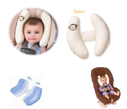 Oluuu. Babykopfform-Kissen – Bananenkissen für optimalen Kopf- und Nackenstütze