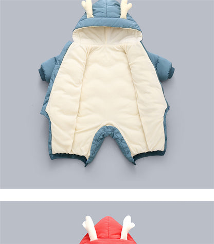 Oluuu. Baby Einteiler Daunenjacke