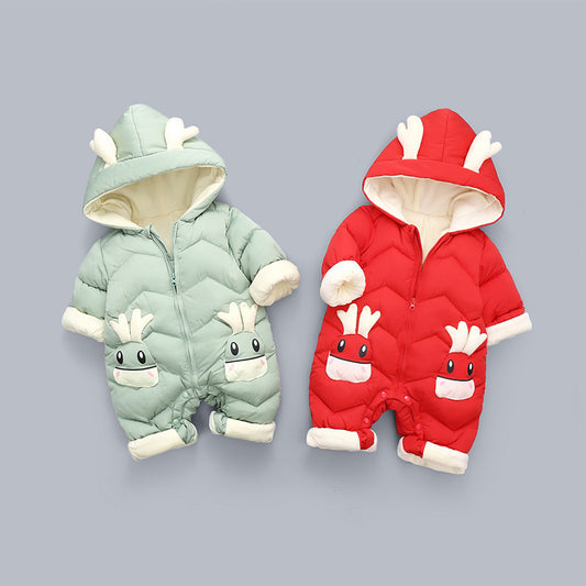 Oluuu. Baby Einteiler Daunenjacke