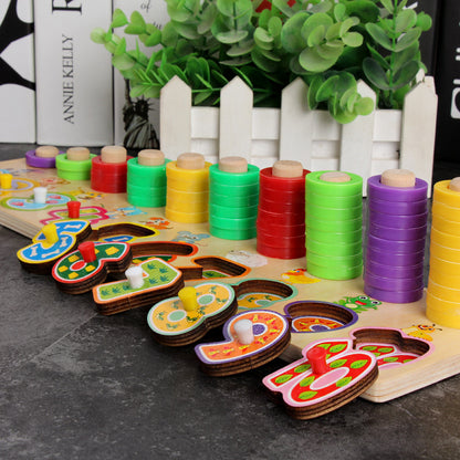 Oluuu. 3D Alphabet- und Zahlenpuzzle für Kinder – Buntes, geometrisches Lernspielzeug