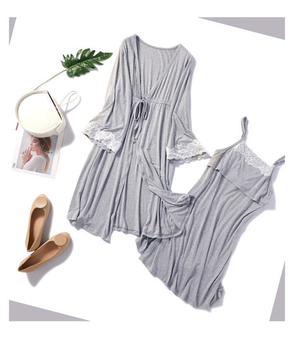 Oluuu. Zweiteiliges Still-Pyjama-Set für Schwangere