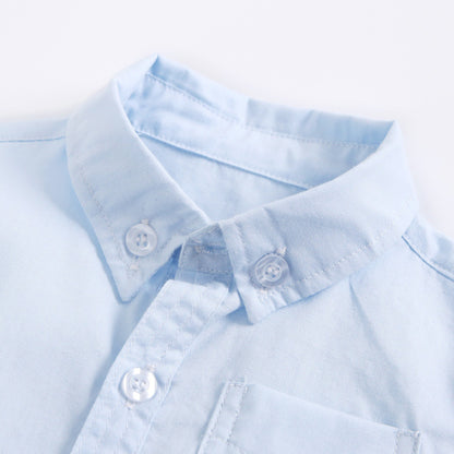 Oluuu. Baby Jungen Shirt: Kurzarm Babyshirt aus Baumwolle für Neugeborene