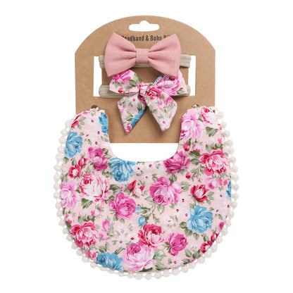 Oluuu. Linen-Baumwoll-Lätzchen – Einfarbiges Druck-Design, doppelseitiges Baby Speichelschutz-Lätzchen
