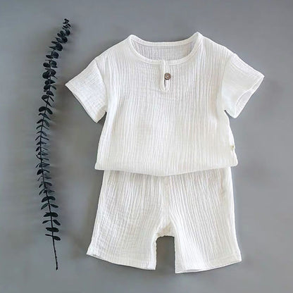 Oluuu. Sommer Set für Babys – Kurzarm-Outfit für Jungen und Mädchen