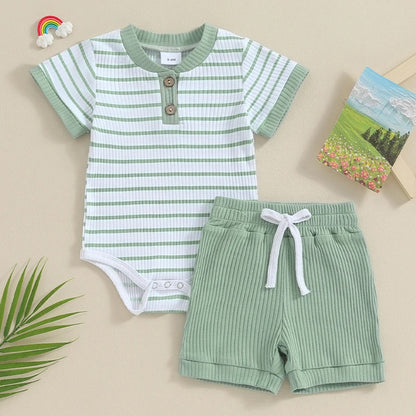 Oluuu. Baby Jumpsuit – Kurzärmeliger Romper für Kleinkinder