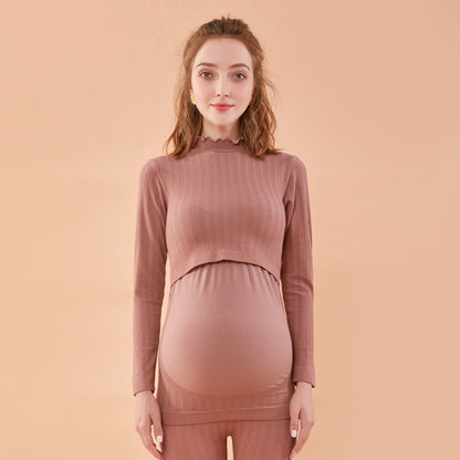 Oluuu. Herbst-Outfit mit Hose für Schwangere